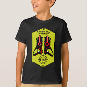Laser Tag Kindergeburtstag 14 Jahre T - Shirt