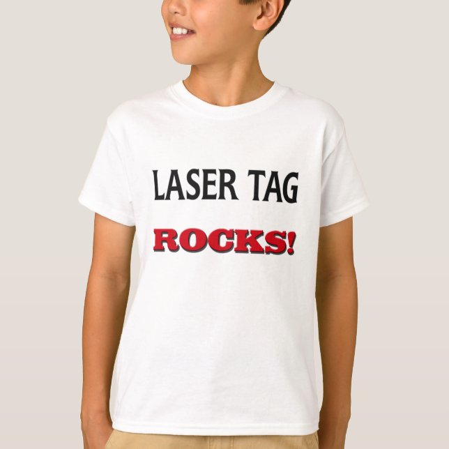 Laser-Umbau-Felsen T-Shirt (Vorderseite)
