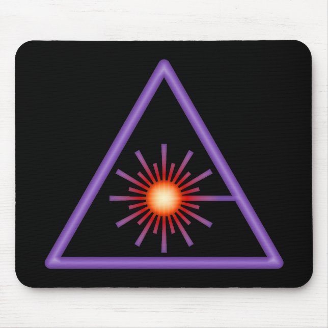 Laser-Warnung Mousepad (Vorne)