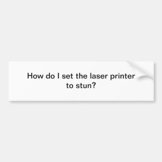 Laserdrucker Autoaufkleber