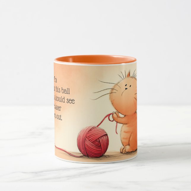 Laserfokussierte Feline Tasse (Zentrum)