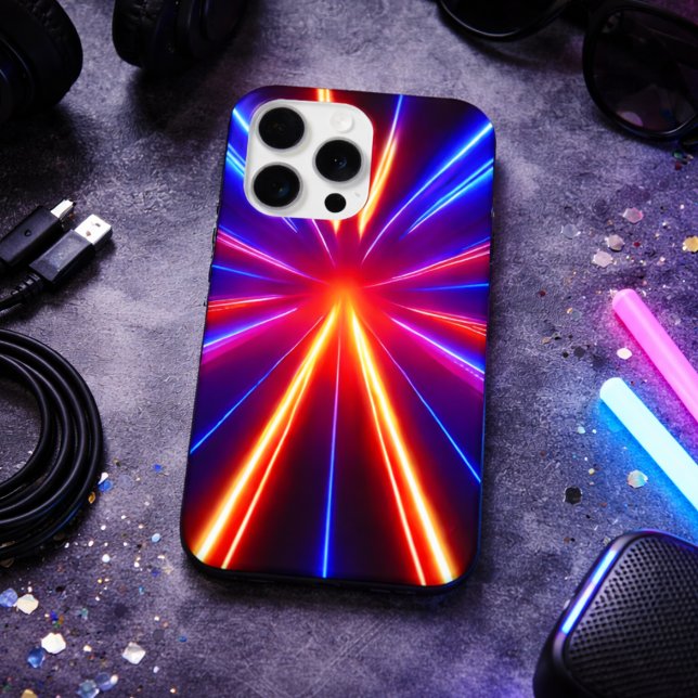 Laserlichtstrahlen iPhone 15 Pro Hülle (Von Creator hochgeladen)
