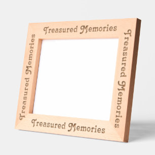 Laserrahmen "Treasured Erinnerungen" Geätzte Rahmen