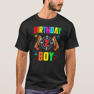 Lasertag 2. Geburtstag Boy Indoor Lasertag Game 2 T-Shirt