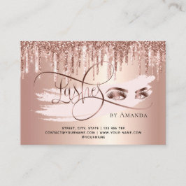 Lash Aftercare Lashes Aftercare Card Marmor Empfehlungskarte
