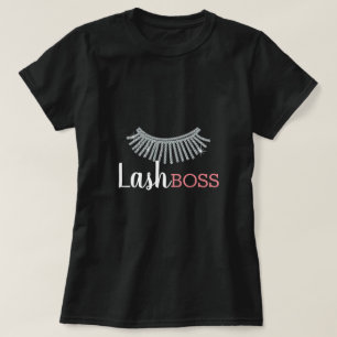 Lash Boss Diamond Wimpernverlängerungen Schönheits T-Shirt