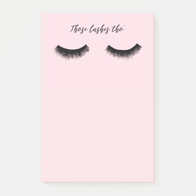 Lash-Chat - Diese Lashes Tha Post-it Klebezettel (Vorderseite)