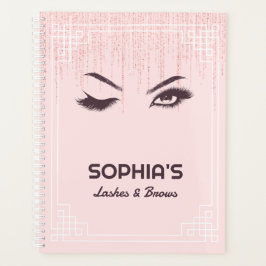 Lash Extension Brows Pink Rose Terminplaner Planer
