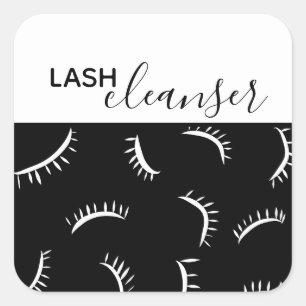 Lash Extension Cleanser étiquette pour la post-pri