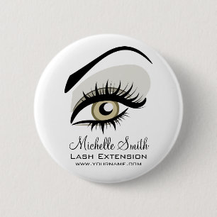 Lash Extension Company Branding Button