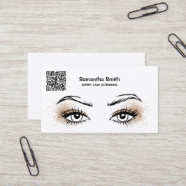 Lash Extension Custom QR Business Card Visitenkarte
