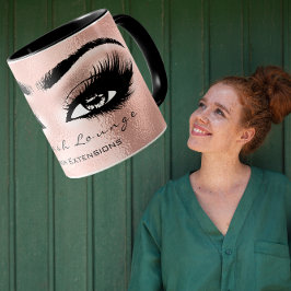 Lash Extension Eye Makeup Artist Studio Rose Gold Tasse