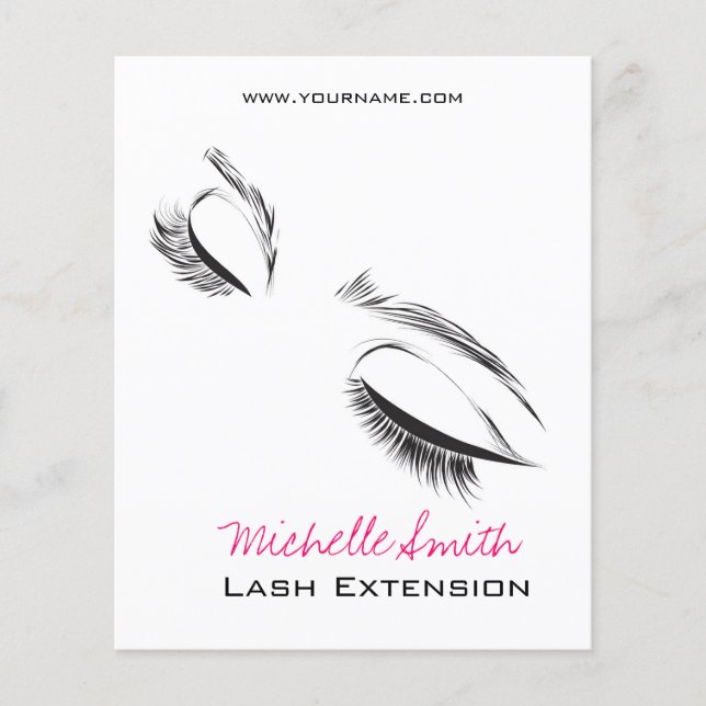 Lash Extension Flyer (Vorne)