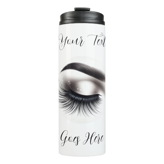 Lash Extensions Beauty Thermosbecher (Vorderseite)