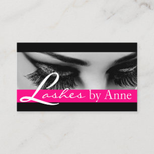 Lash Extensions Lashes Schönheitssalon Visitenkarte