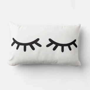 Lash Print Throw Kissen