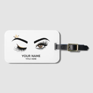 Lash Queen Wink Eye Makeup Artist Long Lashes Gepäckanhänger
