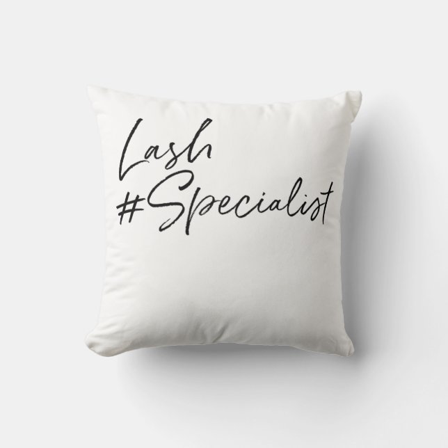 Lash Specialist Lash Lounge Lash Bar Las Kissen (Vorderseite)