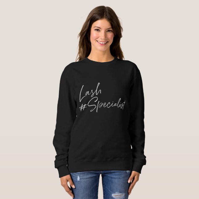 Lash Specialist Lash Lounge Lash Bar Las Sweatshirt (Vorne ganz)
