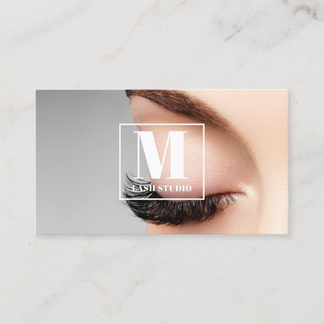 Lash Studio Brows & Eyelashes Visitenkarte (Vorderseite)