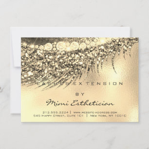 Lashes Aftercare Instruction Gold Glam