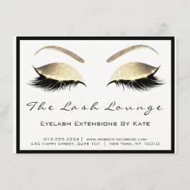 Lashes Aftercare Instruction Gold Glam