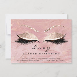Lashes Aftercare Instruction Pink Marble