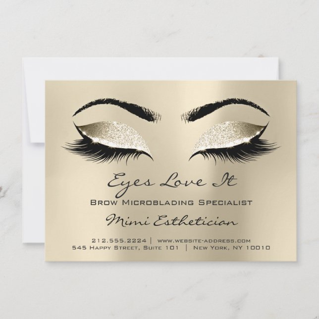 Lashes Aftercare Instructions Ivory (Vorderseite)