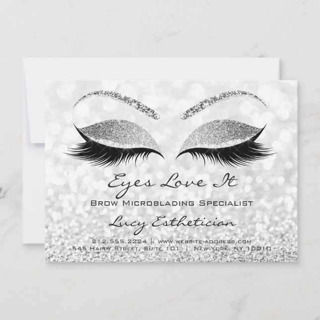 Lashes Aftercare Instructions Silver Lux (Vorderseite)
