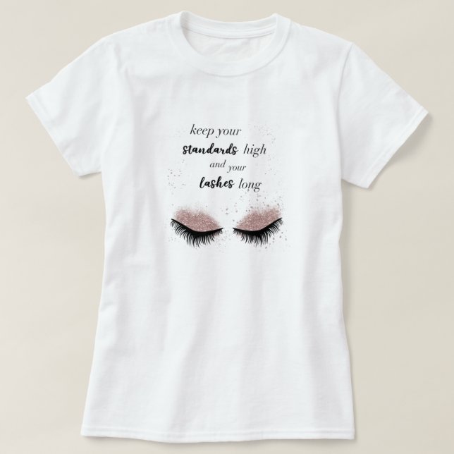 Lashes Art Artist Accessories T-Shirt (Design vorne)