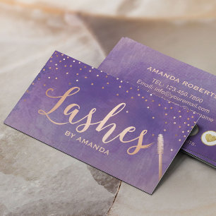Lashes Artiste maquillage Rose or violet fidélité