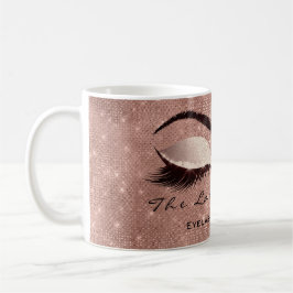 Lashes Beauty Studio Blush Spark Glitzer Kaffeetasse