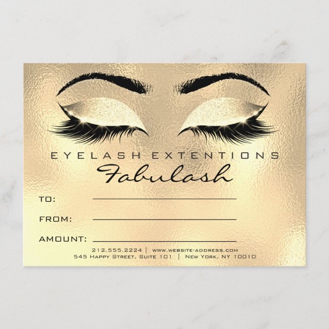 Lashes Browns Waxing Makeup Certificate - WELLNESS (Vorderseite)
