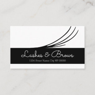 Lashes & Brows Business Card Visitenkarte