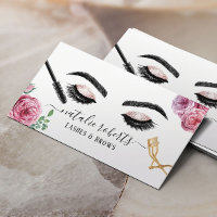 Lashes Brows Makeup Artist Elegantes florales Eyel