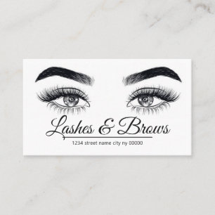 Lashes & Brows Salon Visitenkarte
