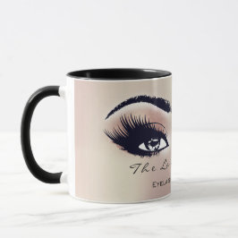 Lashes Extension Eye Makeup Studio Peach BlushPink Tasse