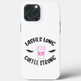 Lashes lange Kaffeepause Case-Mate iPhone Hülle