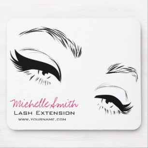 Lashes Lash Extension Eyeliner Branding Mousepad