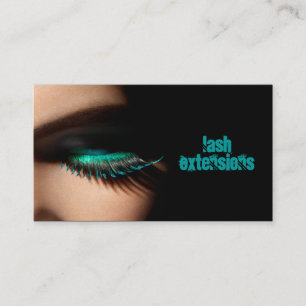 Lashes, Lash Extensions, Schönheitssalon, Kosmetol Visitenkarte