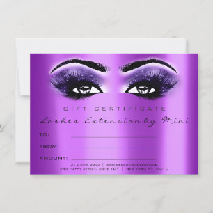 Lashes Lila Violet-Makeup-Zertifikat