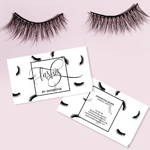 Lashes Lots of Lashes Eyelash Lash Artist Visitenkarte