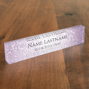 Lashes Makeup Artist Event Plane Lila Violett Namensplakette