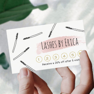 Lashes Makeup Artist Niedlich Lash Bar Loyalty Treuekarte