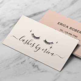Lashes Makeup Artist Niedlich Zeichnend Eyelash Be Visitenkarte