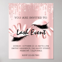 Lashes Makeup Beauty Behandlung Werbeaktion Rose