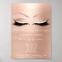 Lashes Makeup Glitzer Beauty Salon