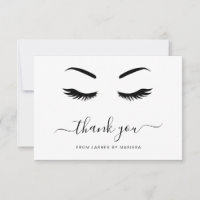 Lashes Minimalistisch Schwarz und Weiß