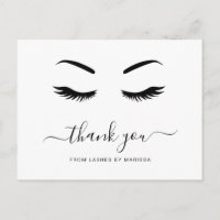Lashes Minimalistische Schwarz-weiße Elegante Viel