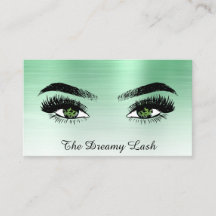 *~* Lashes QR Brows Extensions GREEN Glitzer